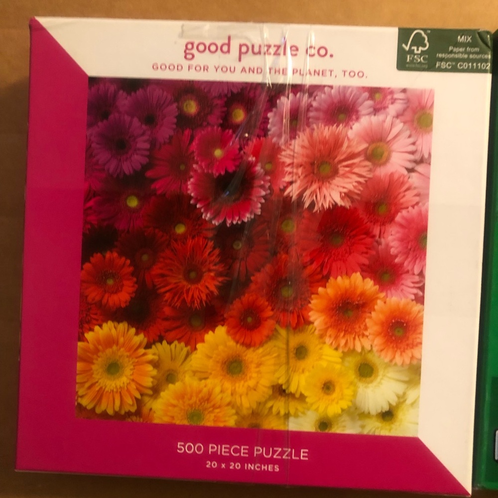 500 piece puzzle - Gerber Daises